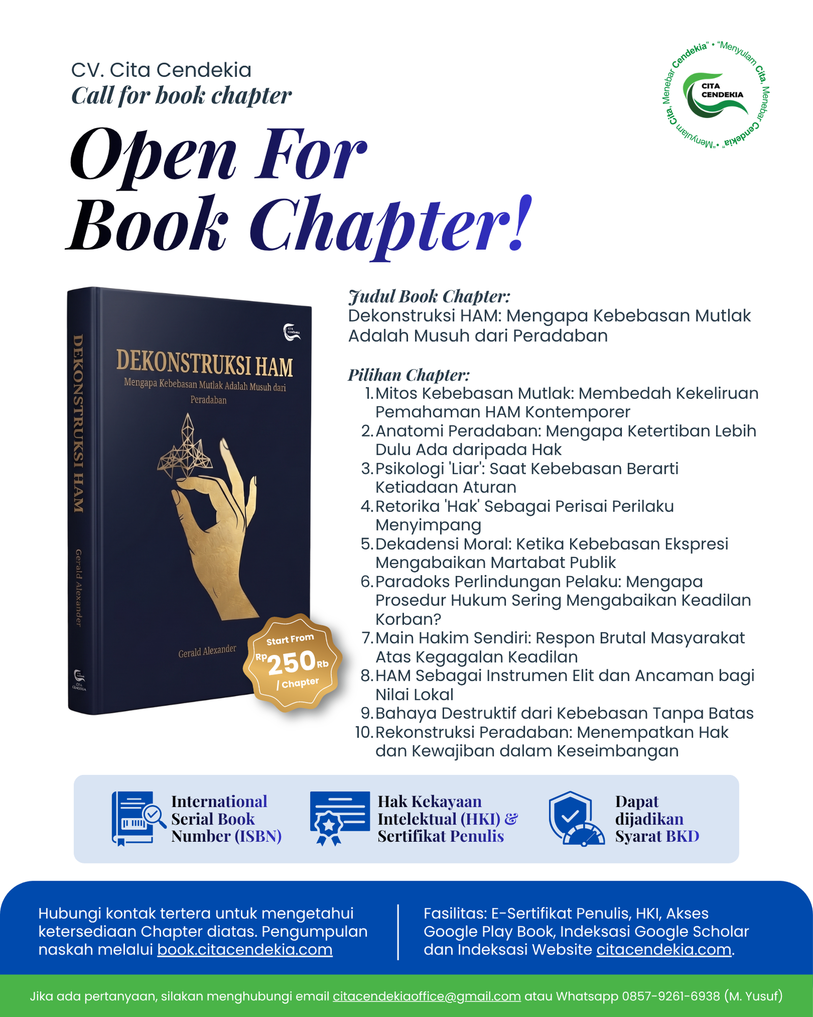 Open for Book Chapter 3